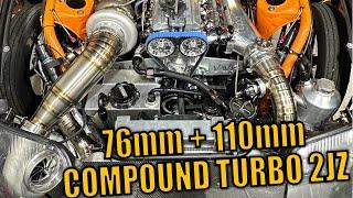 2JZ SUPRA WITH 186MM OF COMPOUND TURBO GOODNESS