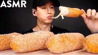 ASMR ALFREDO CORN DOGS MUKBANG No Talking EATING SOUNDS  Zach Choi ASMR