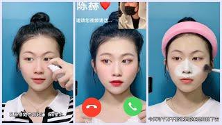 Chinese ASMR Skincare TutorialTiktok Douyin Skincare Routine compilation