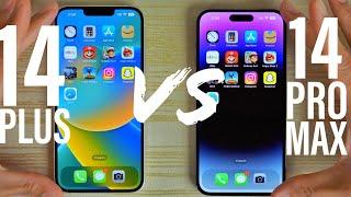 iPhone 14 Plus vs iPhone 14 Pro Max SPEED TEST