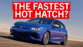 Mk8 Volkswagen Golf R vs. Civic Type R  New Car Track Review