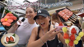 WHAT WE ATE IN JAPAN Tsukiji Fish Market + Tokyo Ramen Date