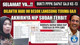 SELAMAT.. CEK DAERAH YANG SUDAH TERBIT NIP PPPK 2022  SK PPPK DISERAHKAN AUTO DAPAT GAJI KE-13