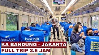 Full Trip Bandung Jakarta fr Stasiun Hall to Gambir by Argo Parahyangan train. Bukan Kereta Cepat