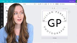 How to Make Your Own LOGO with Canva easy step-by-step tutorial