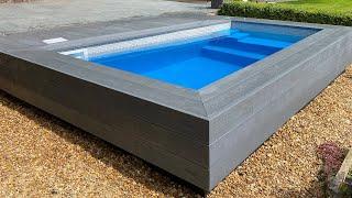 Heated Splash Pool  Dip Pool Construction Semi In-Ground – Step by Step