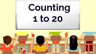 Learn counting 1 to 20 1 se 20 tak ginti count 1 to 20 counting one to 20 recognise Numbers