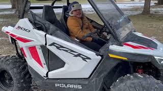 My new toy Polaris 200 rzr