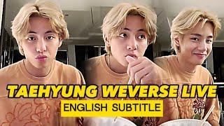 ENG SUB Taehyung on Weverse Live 230813 #taehyung #V #bts #weverse