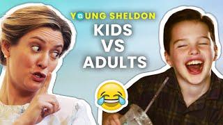 Young Sheldon Kids vs Adults Bloopers  OSSA Movies