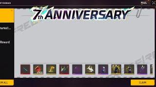 FREE FIRE 7TH ANNIVERSARY EVENT FULL DETAILS  NEW EVO PARAFAL - GARENA FREE FIRE