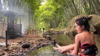 Survival Build a shelter in the bamboo forest-Make traps to hunt fish-Cook milkfish soupRun My Life