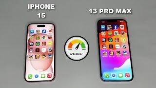 iPhone 15 Vs iPhone 13 Pro Max - SPEED TEST