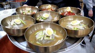 면 양념 육수까지 직접 만드는 5500원짜리 함흥 냉면  how to making cold noodle spicy noodle - korean street food