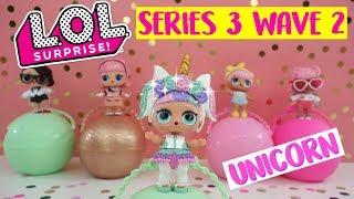 LOL Surprise Confetti Pop Wave 2 Series 3 How to make LOL Surprise Unicorn from theatre Club DIY