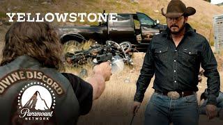 Ranch Hands & Bikers Brawl  Yellowstone  Paramount Network