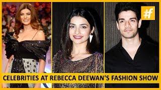 Sushmita Sen Sooraj Pancholi & Many Celebs Spotted at Rebecca Deewans Fashion Show