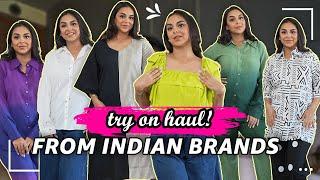 ZARA ALTERNATIVES with Indian Brands ONLY Try on fashion haul  Aanam C