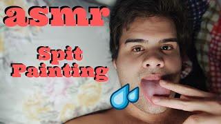 ASMR  SPIT PAINTING ARREPIANTE #asmr  #MarloonASMR #spitpainting #mouthsoundsasmr #asmrbr