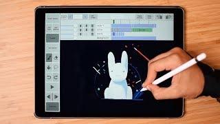 Animation with iPad Pro Frame by Frame Using RoughAnimator