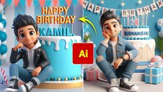 Viral 3D Happy Birthday Ai Image Editing  How To Create 3D Happy Birthday Ai Image