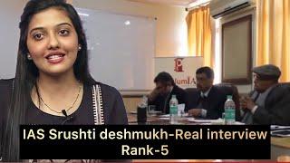 Srushti Jayant Deshmukh Interview UPSC Interview of toppers  UPSC Topper Interview