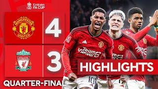 INCREDIBLE Old Trafford Thriller   Manchester United 4-3 Liverpool  Emirates FA Cup 2023-24