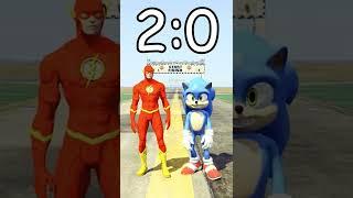 FLASH vs SONIC in GTA 5 BATTLES #shorts