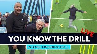 Intense Finishing Drill  Jimmy Bullard vs Clinton Morrison  You Know The Drill LIVE