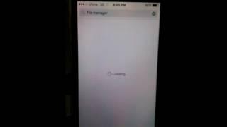 How to check iPhone file manager