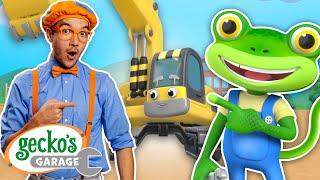 Gecko & Blippi Dance Party  Excavator Song ft. @Blippi  Kids Songs