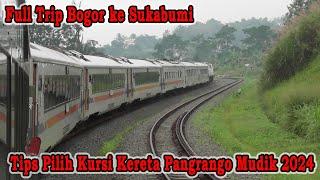 Tips Pilih Kursi Kereta Pangrango Dari Bogor Ke Sukabumi Jelang Lebaran 2024