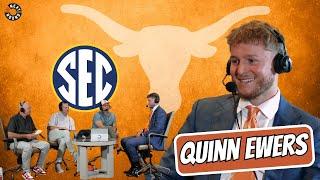 Texas QB Quinn Ewers Sits Down with The Next Round at SEC Media Days