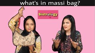 Whats in massi bag? ft.Fatima Faisal  Iqra Kanwal.