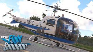 IniBuilds Local Legend - Bell 47J Ranger - First Look Review - MSFS.