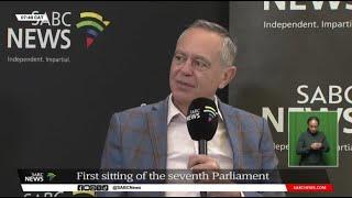 7th Parliament  National Assembly holds first sitting - Prof. Pierre de Vos