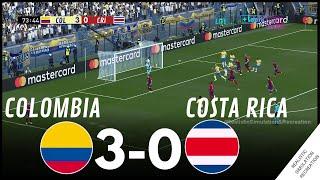  Colombia 3-0 Costa Rica COPA AMERICA 2024  Highligths  Simulación y recreación de videojuego