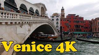 Venice Italy Walking tour 4K.