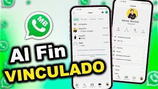 Nuevo WhatsApp Estilo iPhone de MBWA V1.2 para Android  Vinculación Mejorada