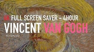 4K UHD Vincent Van Gogh Paintings 169 4hour Screen Saver Art Wall