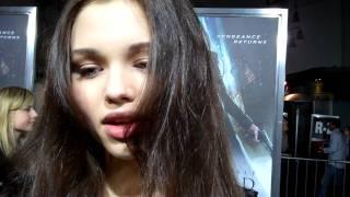 India Eisley at the Underworld Awakening premiere