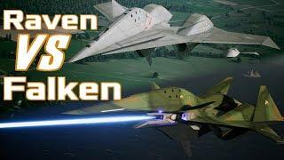 Raven VS. Falken - Performance Comparison - Ace Combat 7 DLC Aircraft