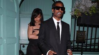 Rihanna helps Asap Rocky celebrate his 34th birthday with an intimate party at Olivetta in WEHO