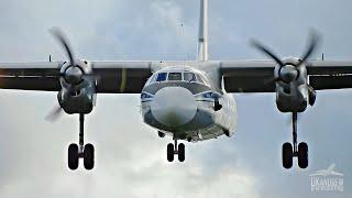 Six An-26 - and everyone wants to sit on the front desk. Aircraft with a spare 3rd engine.