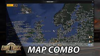 ETS2 1.36  EAA v5.4 + 15 Maps  Map Combo