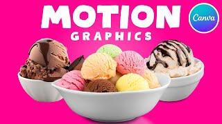 Motion Graphics Tutorial in Canva - Animation Promo Video