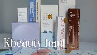 KBeauty haul with me  cosmetics + skincare ASMR Unboxing 🪄