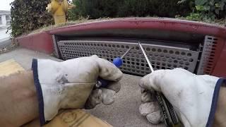 How to open a Type II City of Los Angeles Catch Basin Stormwater screen