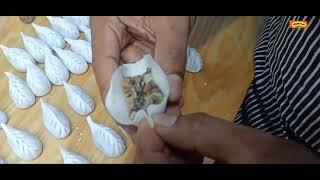 Amazing Skills of Handmade Dumpling folding   momo folding #short momos