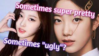 Female Kpop idols with the most Fluctuating Visual